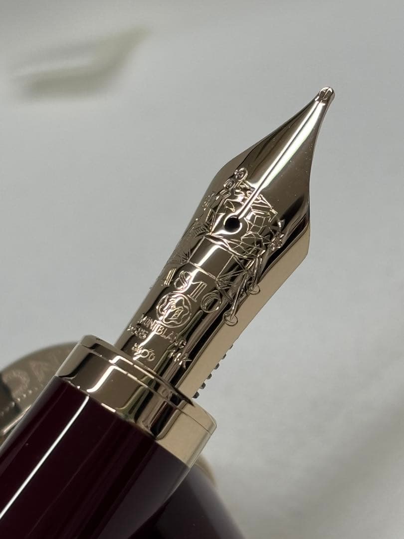 B5583【未使用】JFKモンブラン4810　万年筆　ペン先14Kイニシャルあり