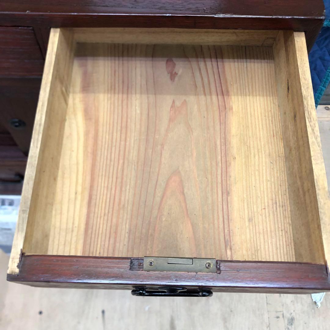 時代タンス　民芸タンス　小タンス　桐　小物収納 高さ48.5cm サイズ小ぶり