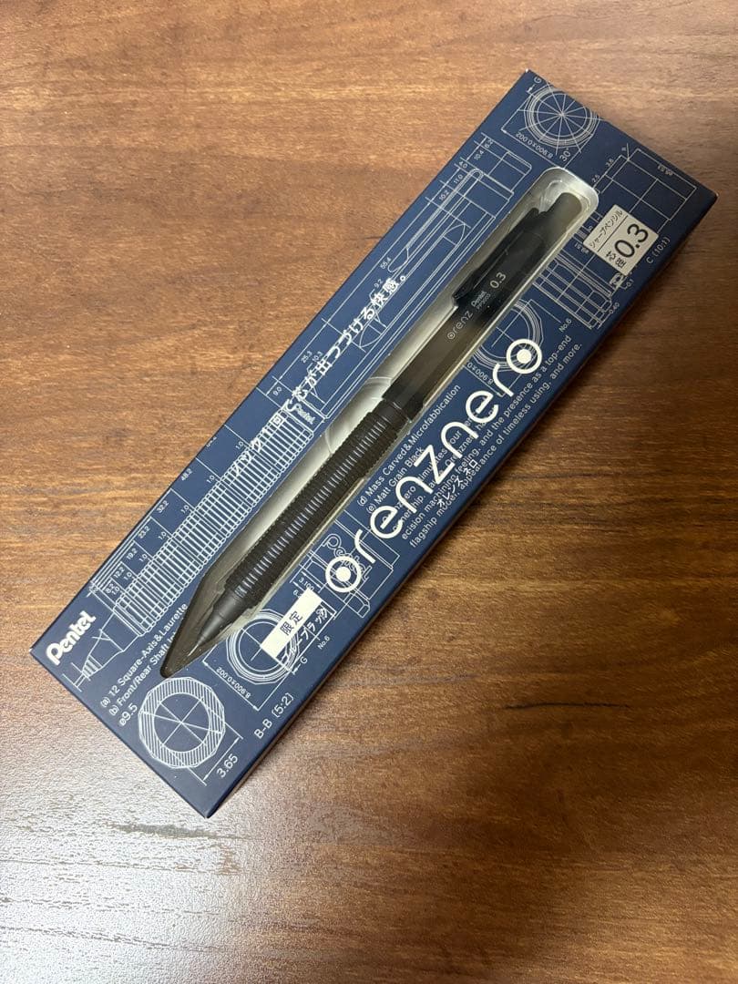 ぺんてる　オレンズネロ　ブルーブラック　0.3 限定品