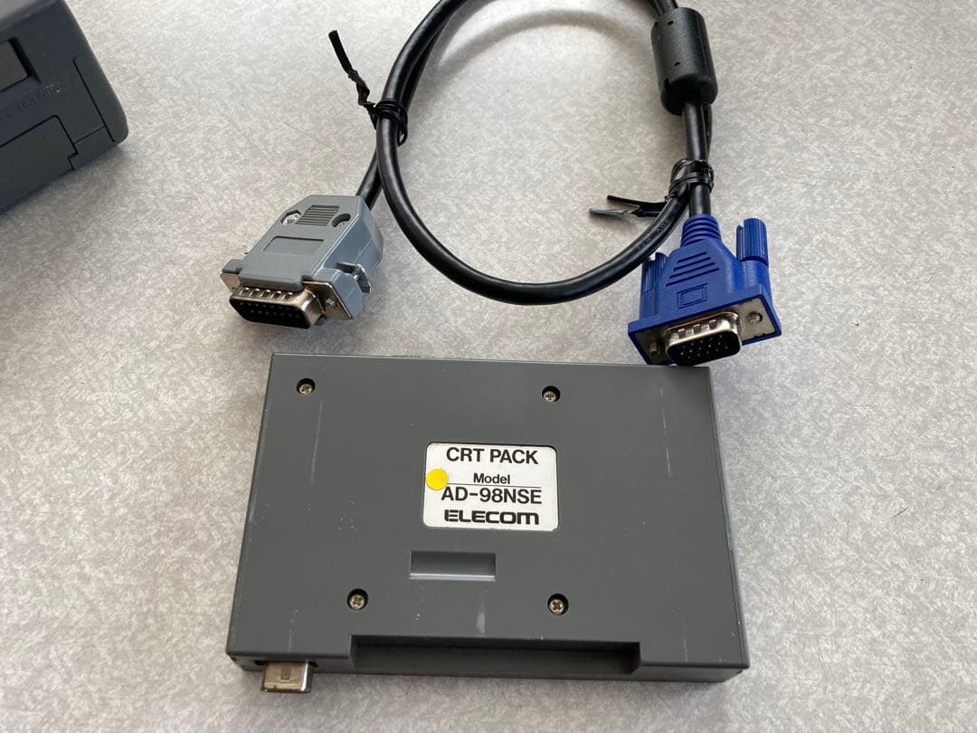 CRT PACK AD-98NSE 動作確認済み PC-9801ノート用エレコム