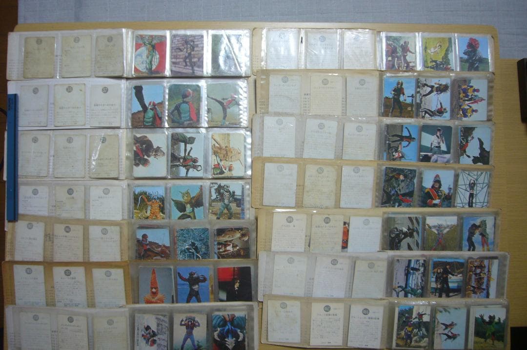 最終値下★旧カルビー仮面ライダーカード約６００枚、アルバム1４冊＋復刻版５４９枚
