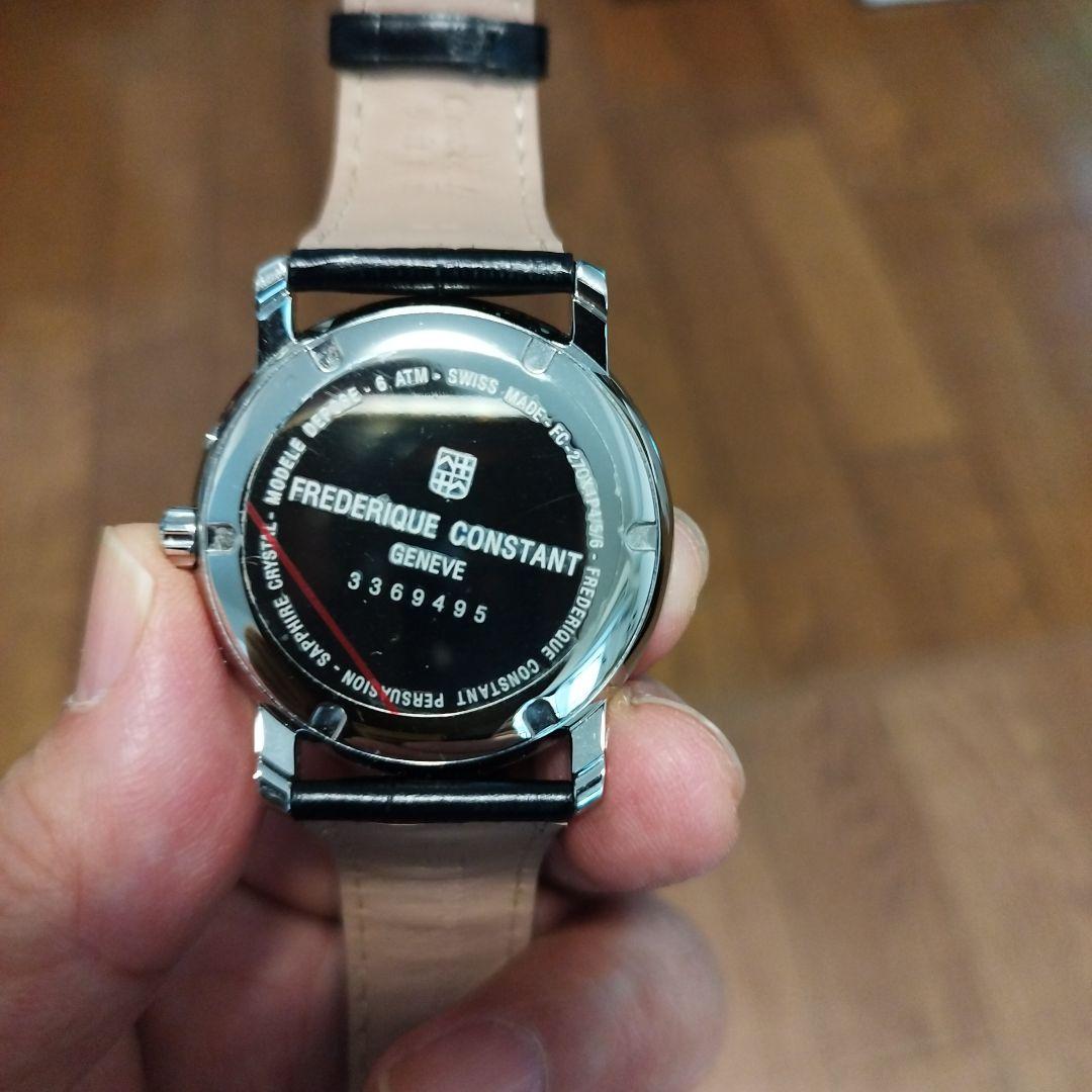 FREDERIQUE CONSTANTビジネスタイマー【電池交換済・付属品完備】