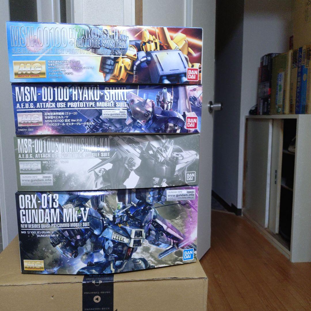 MGガンプラ 百式3種とガンダムMK-Vの4点セット