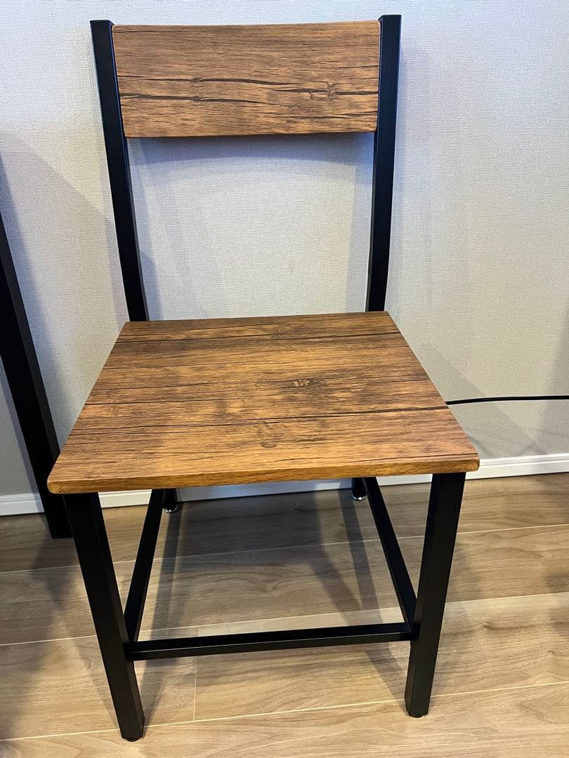 木製　ダイニングテーブルセット　ニトリ　ミドルブラウン