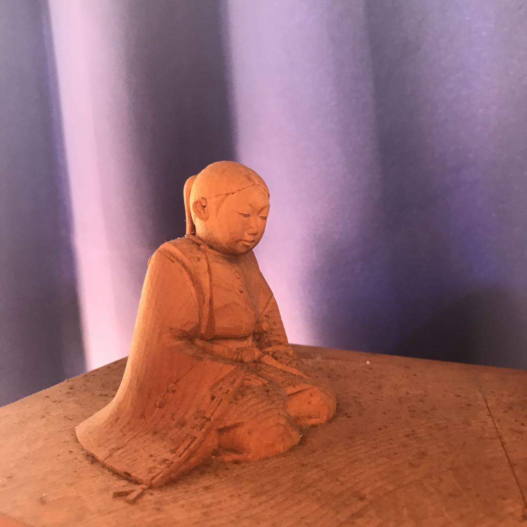 大楠公庭訓像　高村光雲直門　岩崎光仁作　天然識　値下げ