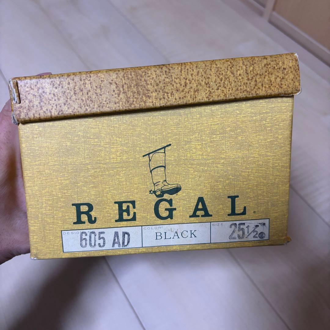 【美品】REGAL 革靴 レザースニーカー ビブラムソール 25.5cm