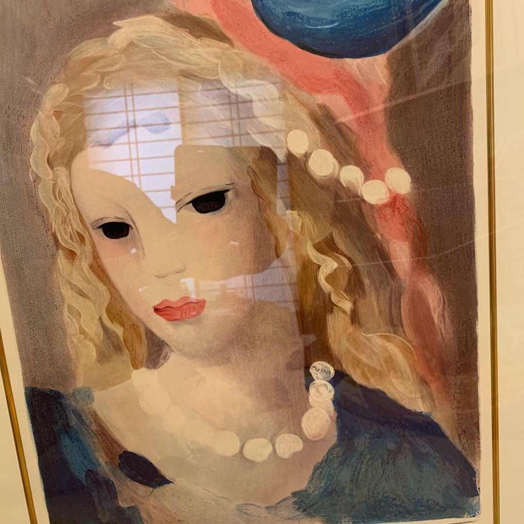 マーリー・ ローランサン　　絵画　　リトグラフ　　アンティーク　コレクション