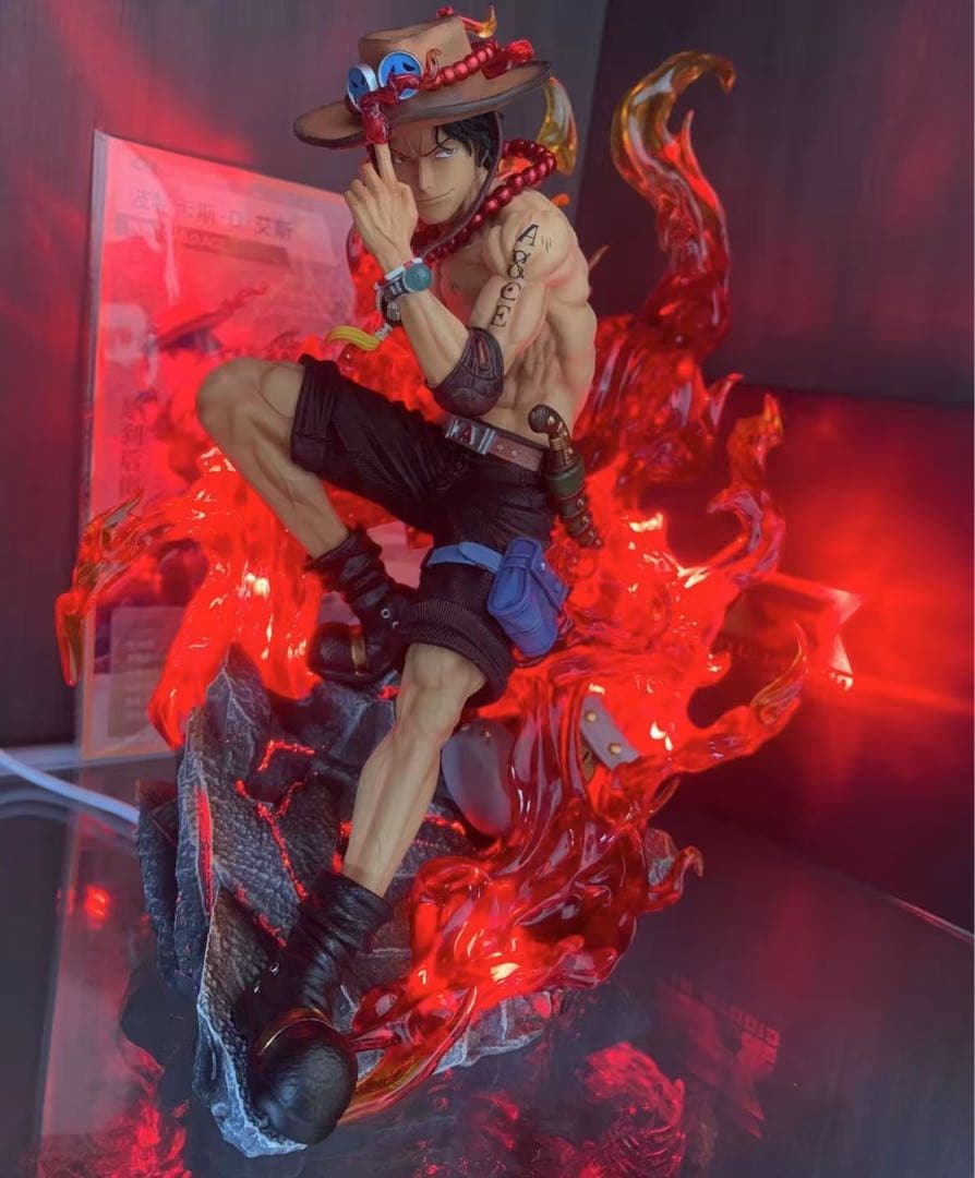 ワンピース 火拳のエース ガレージキット ガレキ スタチューX⑩