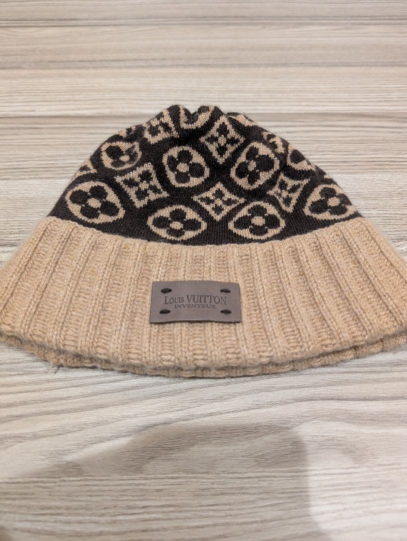Louis Vuitton ニット帽　ボネスキー　カシミア100%