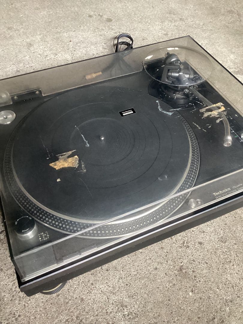 完全ジャンク　Technics SL-1210MK2 ターンテーブル