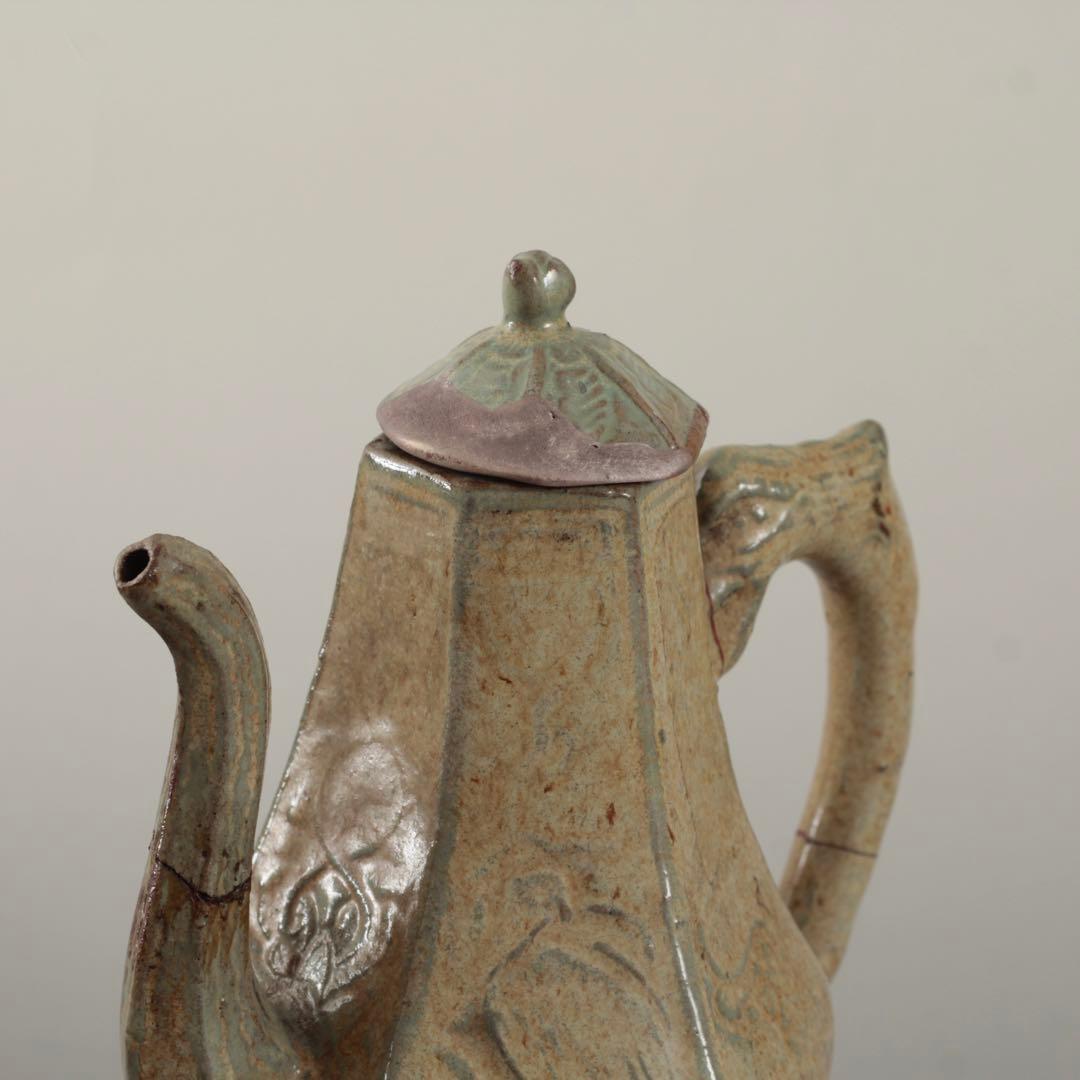 青磁 水注 酒注 酒器 中国美術 古美術 骨董 古道具 アンティーク 煎茶道具