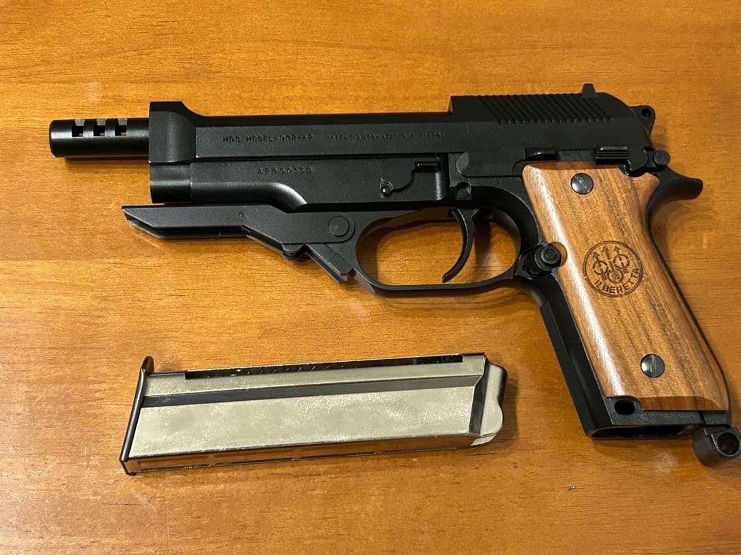 美品 動作確認済み MGC M93R ネグリ 木製グリップ仕様