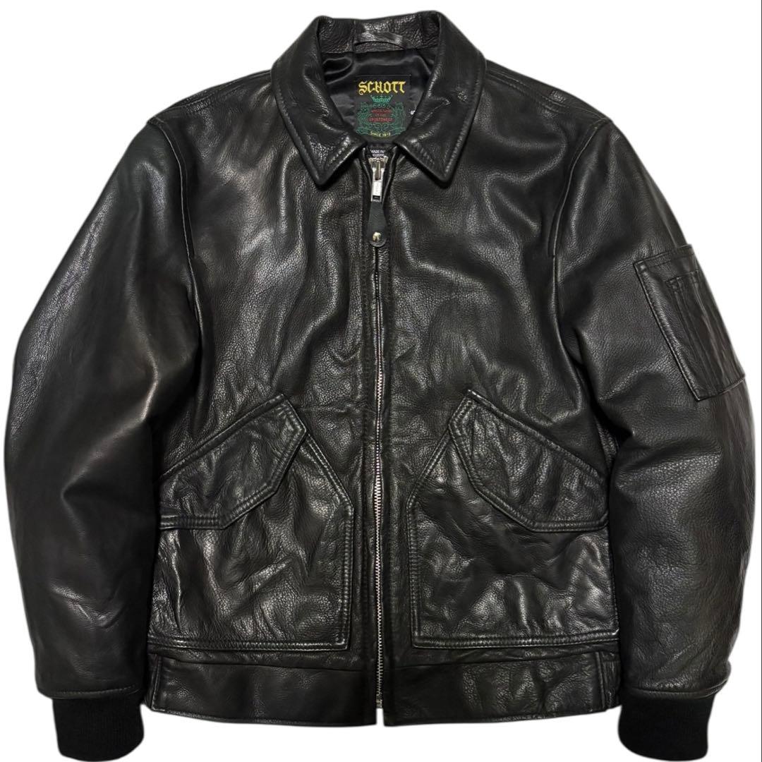 ジャケット・アウター 19SS Schott Leather Tanker Jacket S