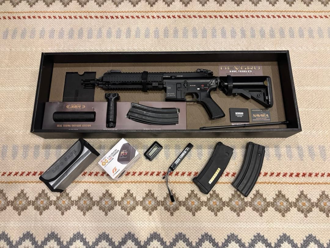DEVGRUカスタム HK416D 次世代電動ガン　リポバッテリー対応