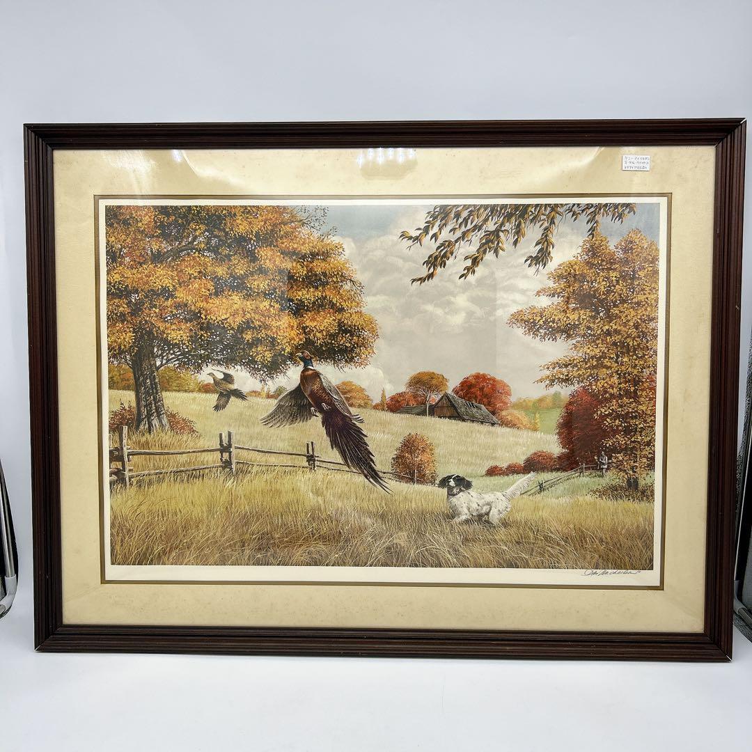 ケン・マイケルセン　オータム・ウィングス サイン入り　プリント　約70 x 50