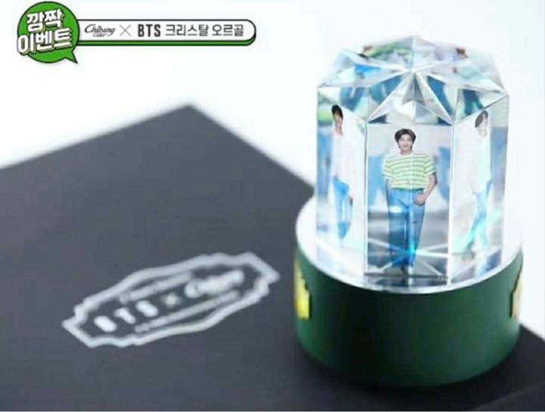 BTSチルソンサイダー 公式 クリスタル オルゴール