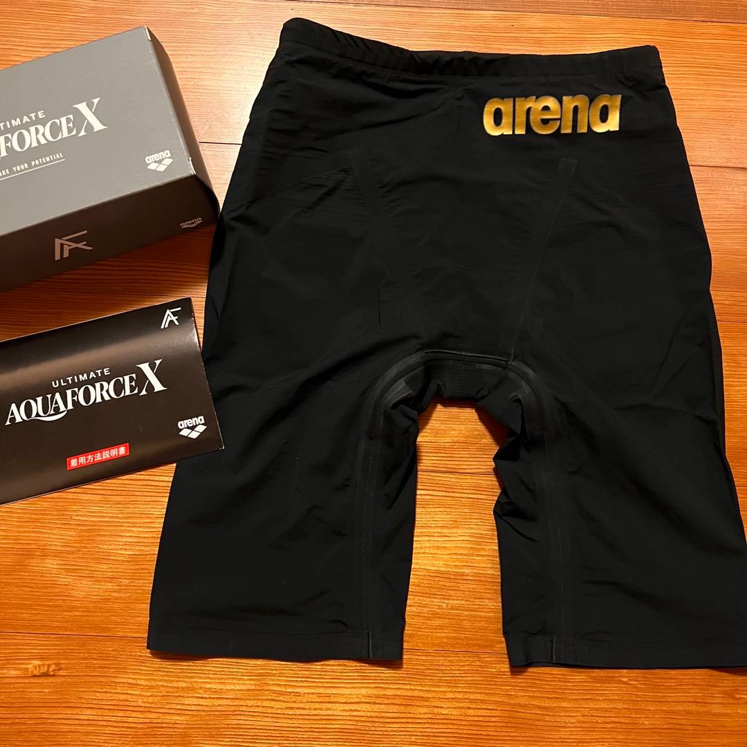 arena AQUAFORCE X 競泳水着 黒 MF Ｍサイズ
