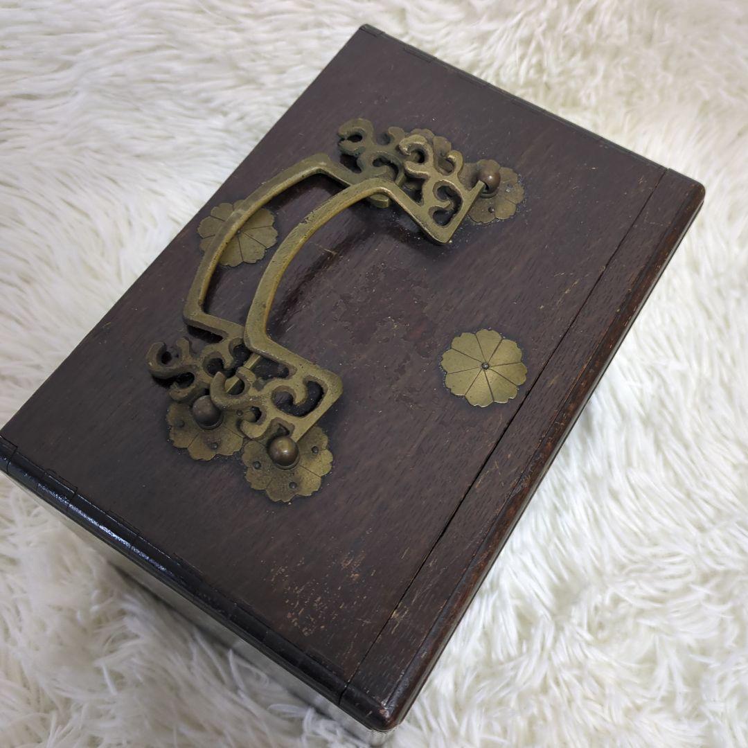 麻雀牌 麻雀パイ 唐木箱 骨面 背竹 時代物 アンティーク 中国　高級