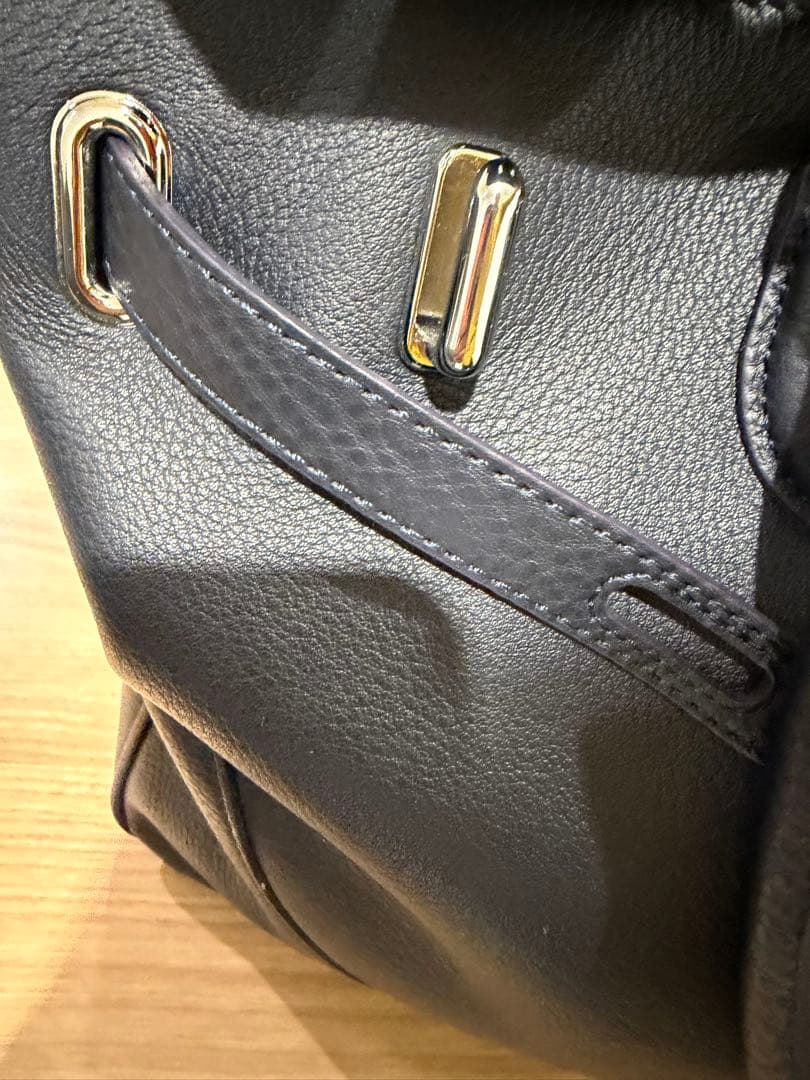 【未使用】Pelle Morbida 　被せフラップボストンバッグ　Lサイズ