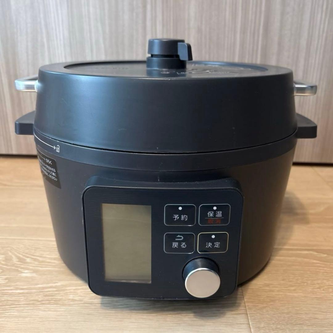 アイリスオーヤマ 電気圧力鍋 4.0L ブラック KPC-MA4-B