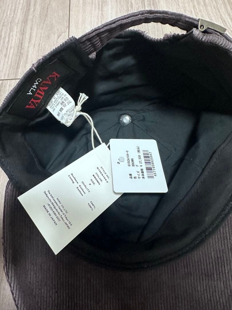 KAMIYA x CA4LA K-WING DISTRESSED CAP カミヤ