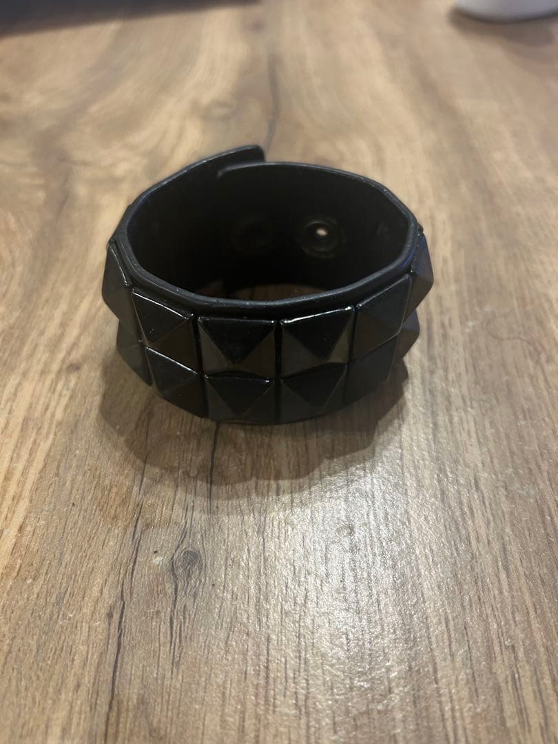 Number (N)ine 黒 レザーバングル　ユニセックス