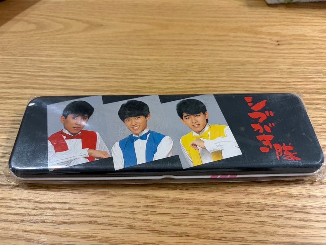 CH3000 昭和レトロ　シブがき隊　缶ペンケース　缶ペン　６個セット