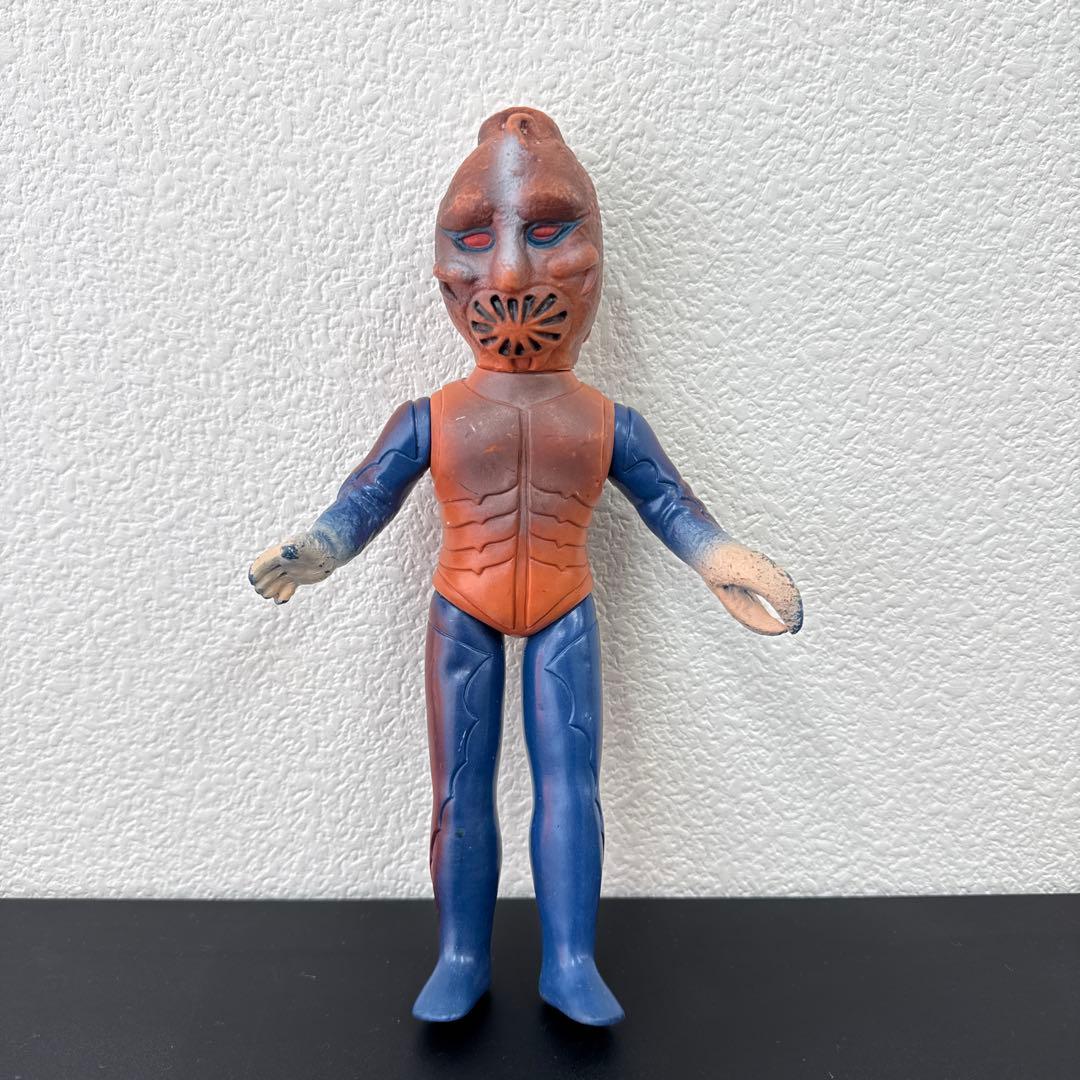 当時物　旧バンダイ　仮面ライダー　怪人　サソリ男　ソフビ