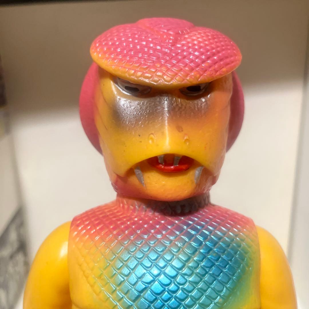 旧バンダイ製 コブラ男 キングサイズ 美品 ソフビ フィギュア 怪人