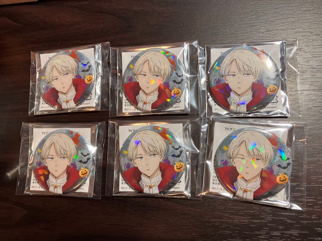 ウィンブレ 東風商店街　ハロウィン　ホログラム　缶バッジ　レア　梶蓮　6点