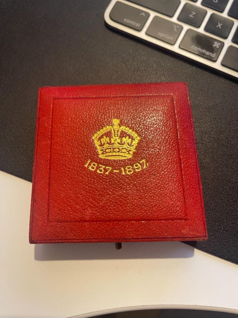 英国 1897年 ダイヤモンド ジュビリー シルバーメダル