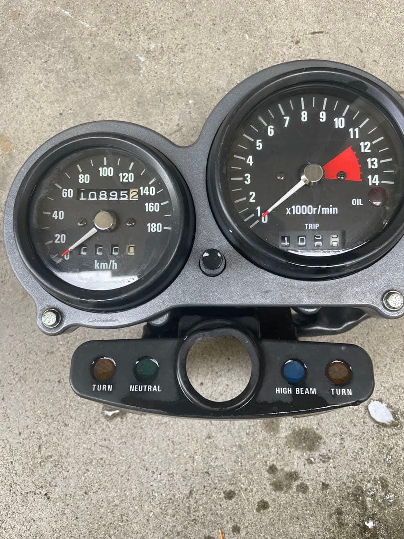 ゼファー400初期型 親子メーター