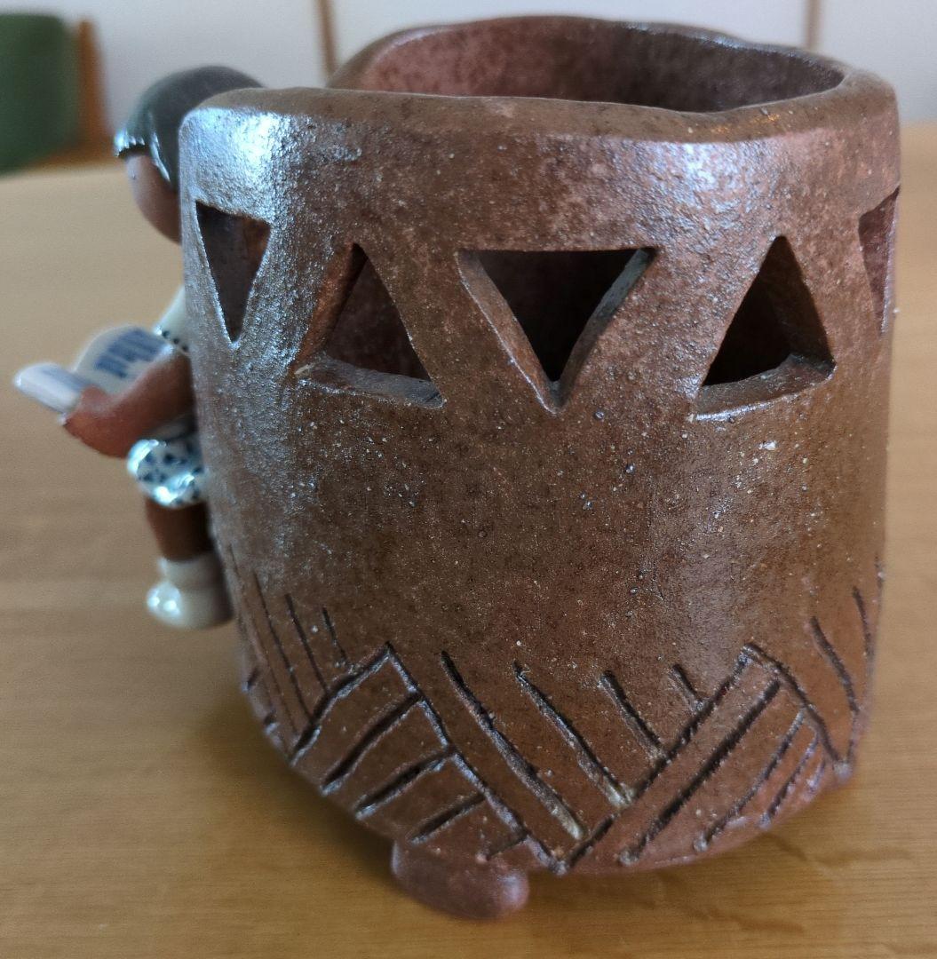 和田万里子氏　陶人形置物