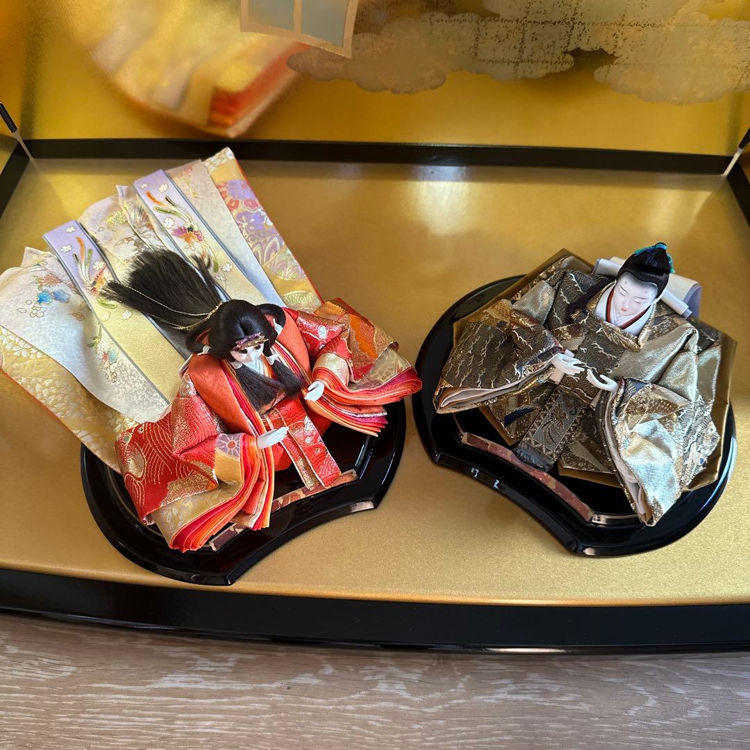 秀月　平安絵巻雛　雛人形