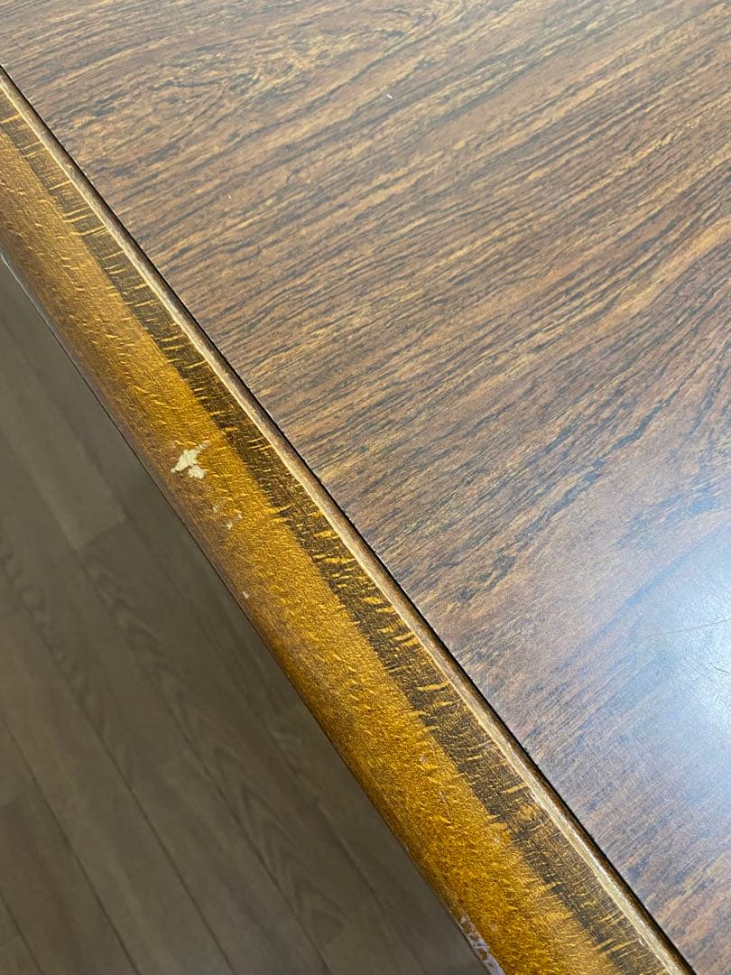 【送料込み】 飛騨産業 キツツキマーク ダイニングテーブル アンティーク 家具