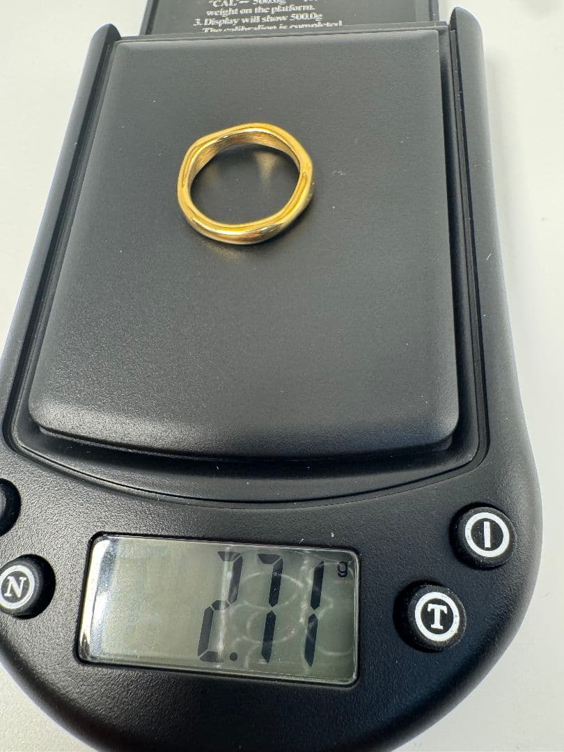 ゴールド シンプルリング 31.1mm/2.71g