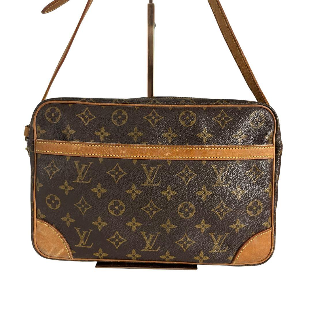 【鑑定済】ルイヴィトン　トロカデロ 30　モノグラム　ショルダーバッグ　ブラウン