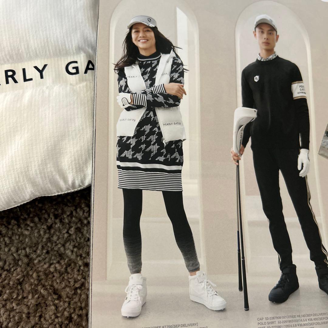 PEARLY GATES パーリーゲイツ　フード付き中綿ベスト♪