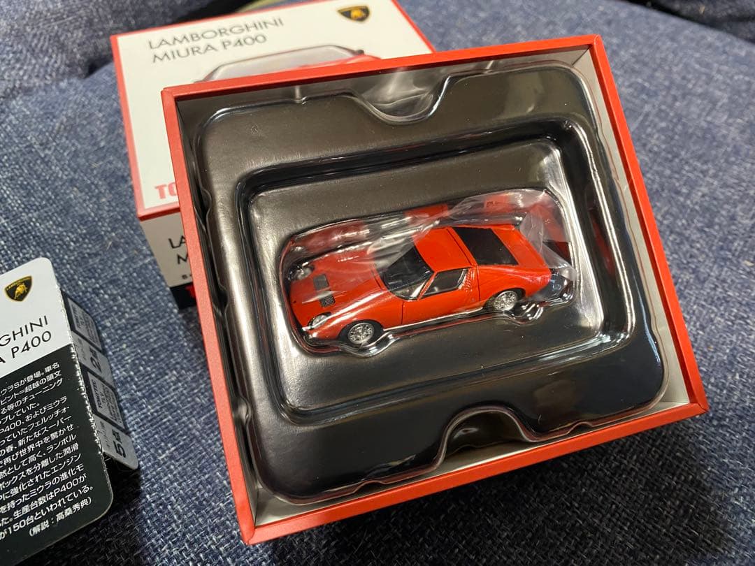 1/64 トミーテック ランボルギーニミウラ P400 レッド
