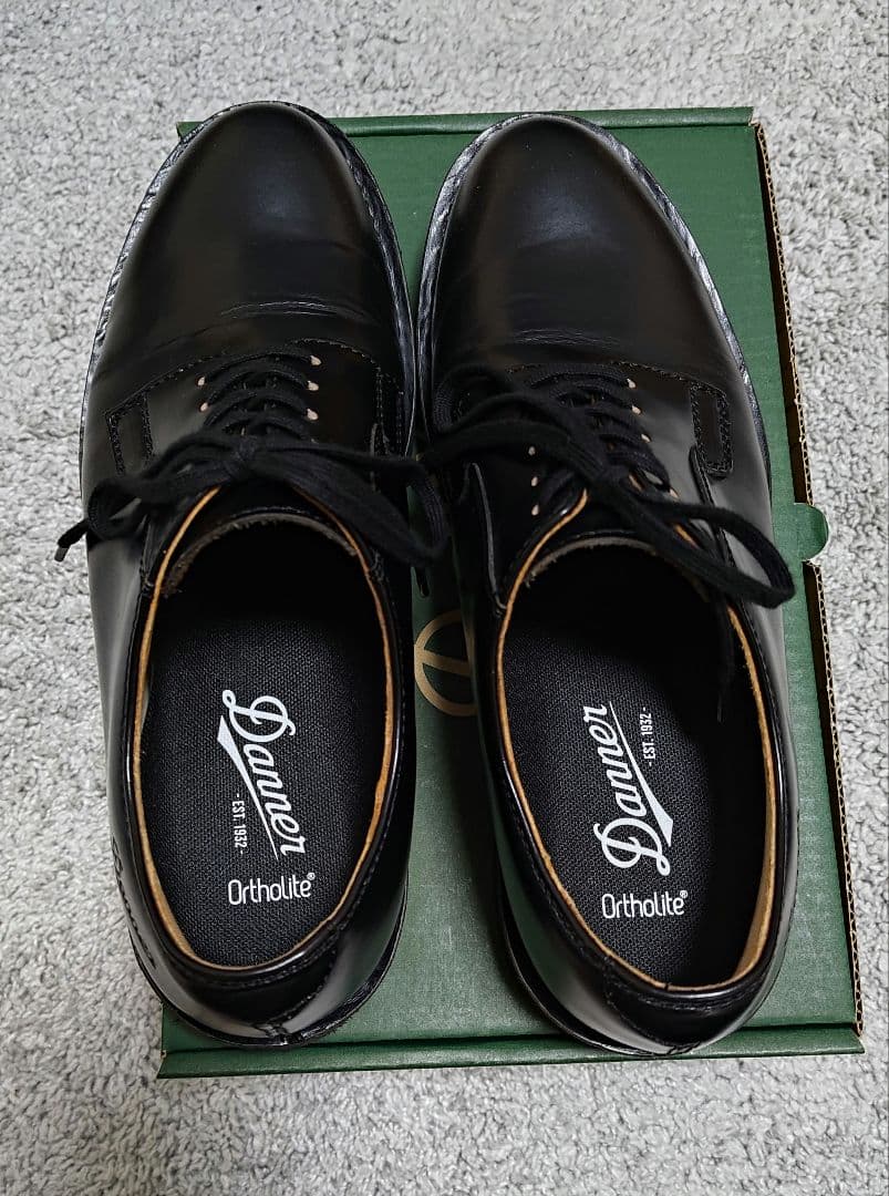 美品！Danner　ポストマンシューズ　ブラック 26cm