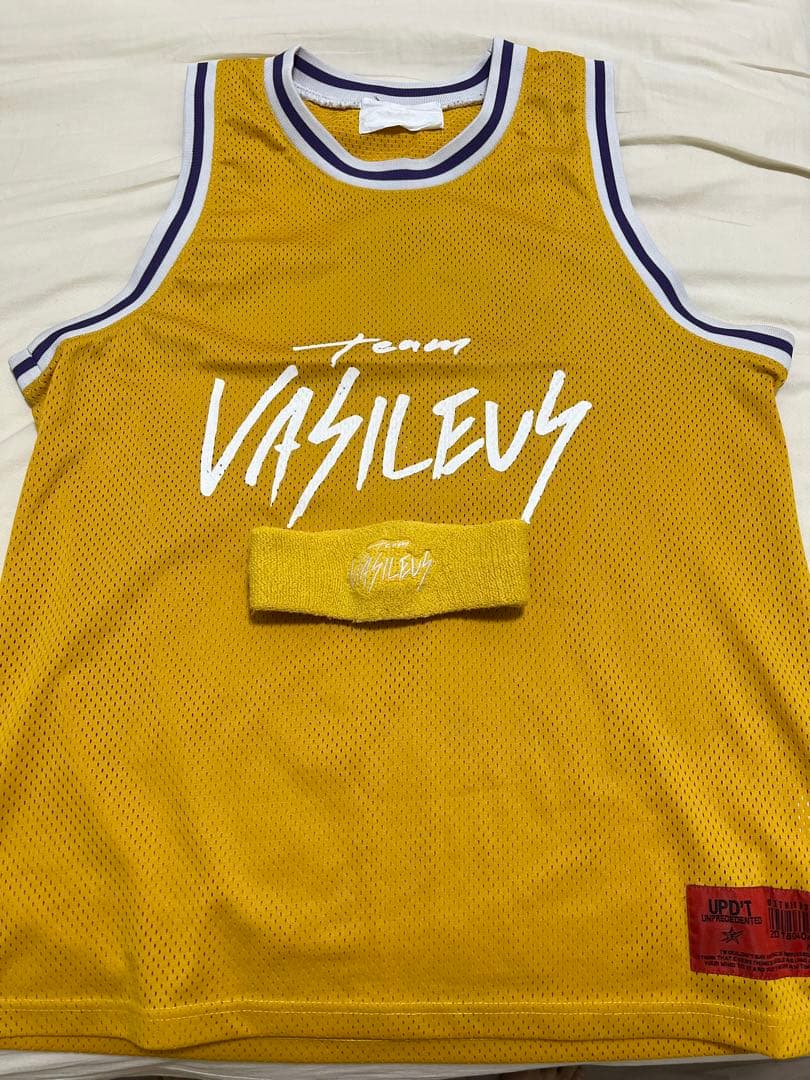 UPD'T イエローメッシュタンクトップ