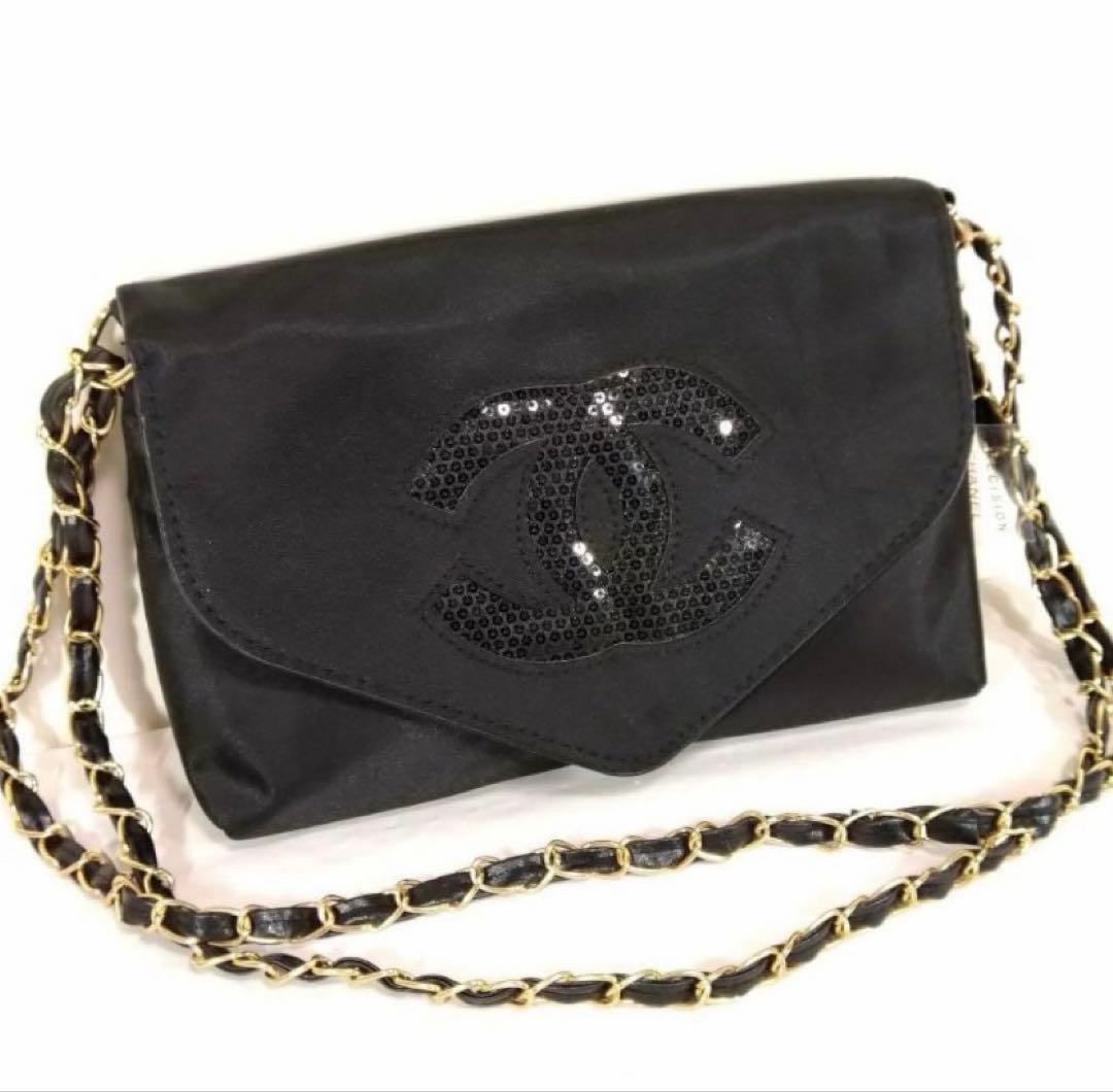 CHANEL ノベルティ ショルダーバッグ チェーンポーチ
