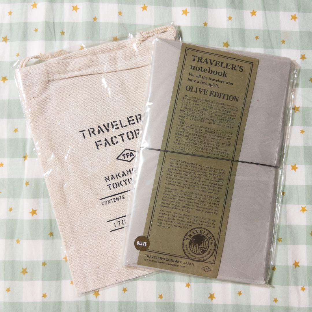 初版 トラベラーズノート オリーブ OLIVE EDITION　未使用