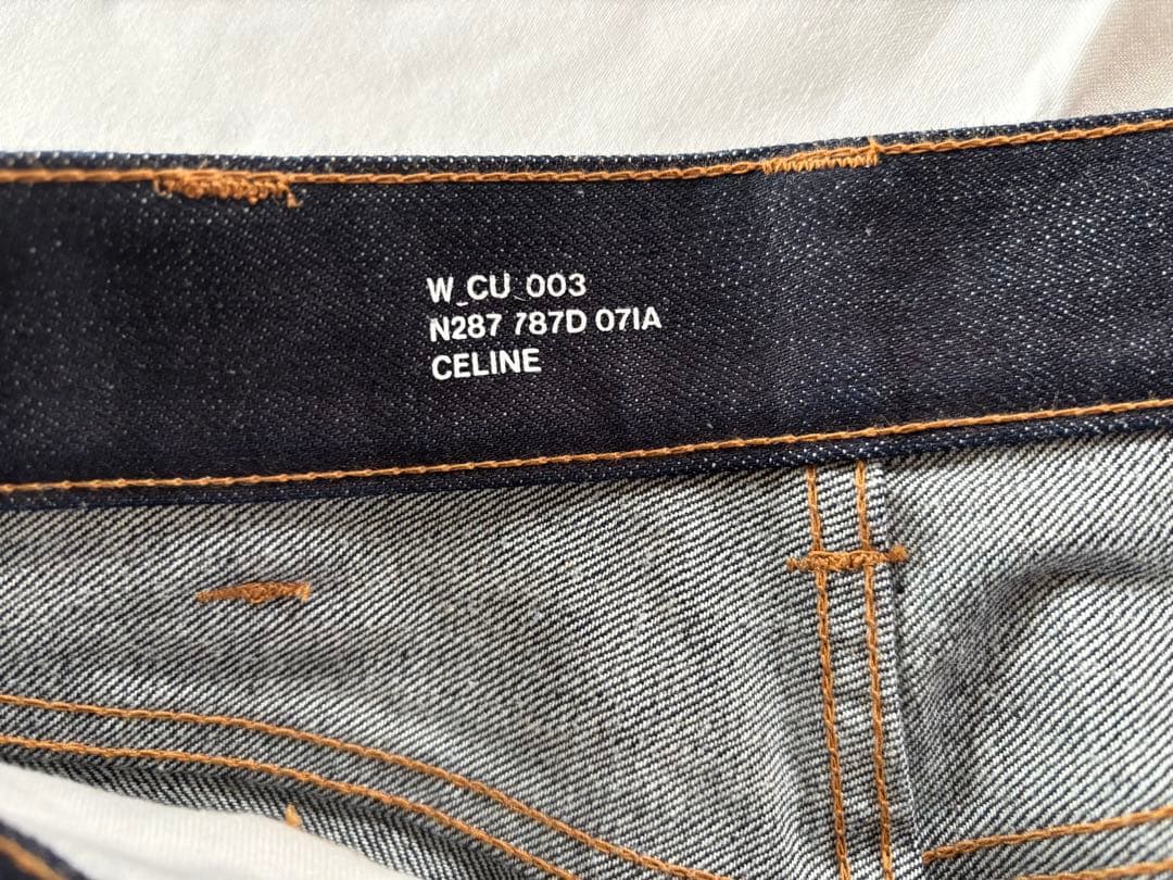 CELINE セリーヌ　エディ期　デニムキュロット