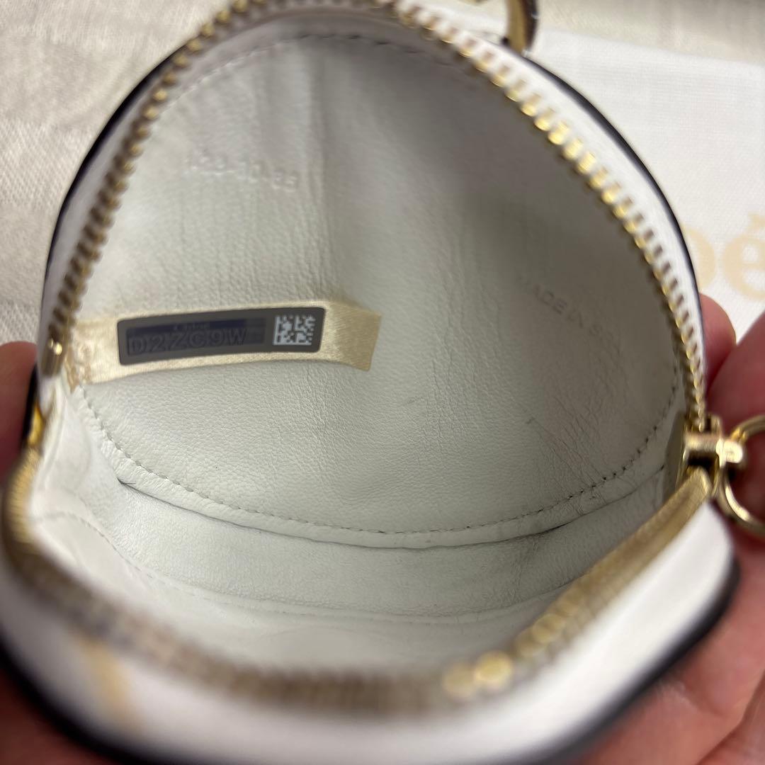 綺麗♡Chloe クロエアルファベットラウンドファスナーミニポーチ ケース