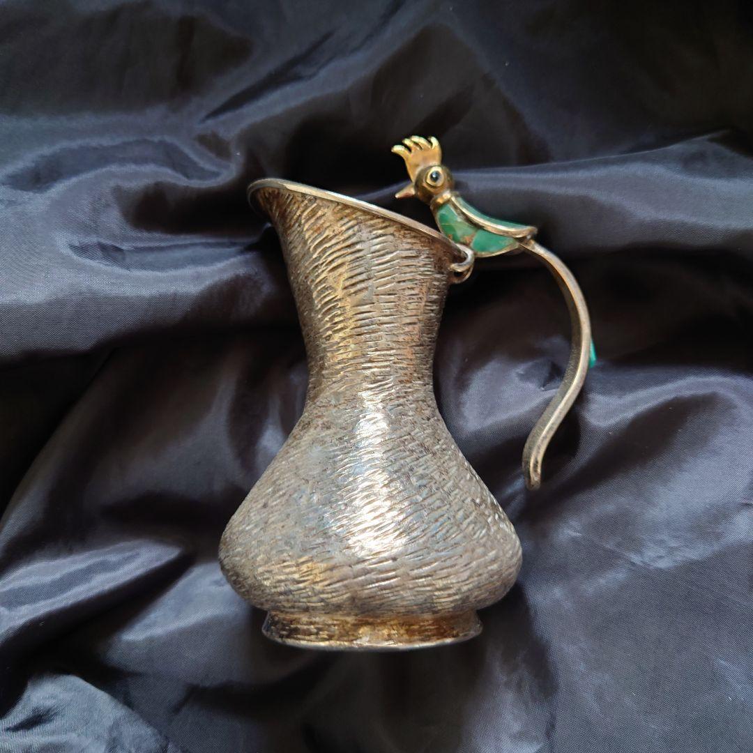 ターコイズ 銀細工 水差し