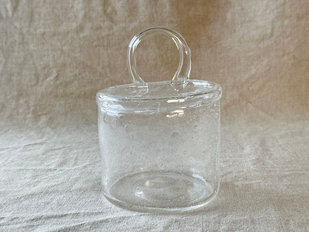 nuutajarvi vintage Sargasso 持ち手のついたベース