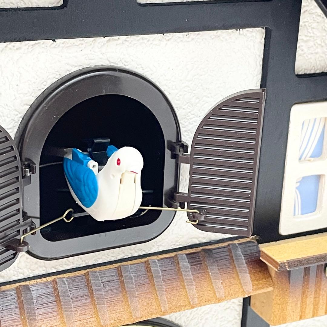 【未使用】CITIZEN メルヘンハウス ハト時計 掛時計 4MJ744 木製