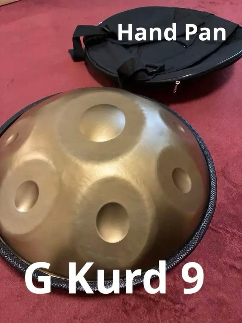 Hand Pan ハンドパンG minor G Kurd ケース付き