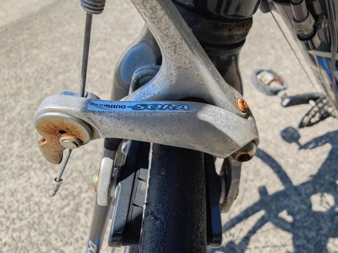 ま*丸様 引取限定　前後タイヤ、チューブ新品交換済み　FELT Z90 ロードバ